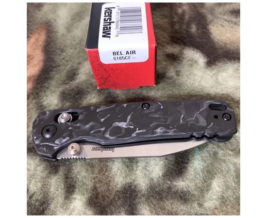 Нож Kershaw Bel Air CF Black (6105CF), изображение 5 Нож Kershaw Bel Air CF Black (6105CF), изображение 5