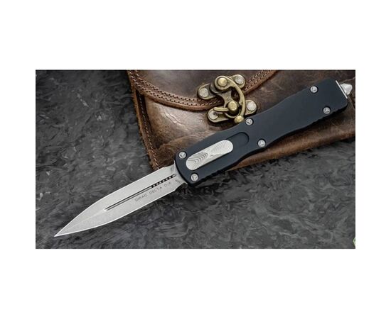 Ніж Microtech Dirac Delta Double Edge Stonewash (227-10), зображення 4 Ніж Microtech Dirac Delta Double Edge Stonewash (227-10), зображення 4