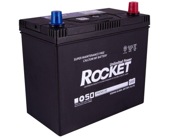 Аккумулятор автомобильный ROCKET 50Ah (SMF 65B24LS)