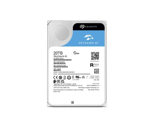 Жесткий диск 3.5" 20TB Seagate (ST20000VE003), изображение 7 Жесткий диск 3.5" 20TB Seagate (ST20000VE003), изображение 7