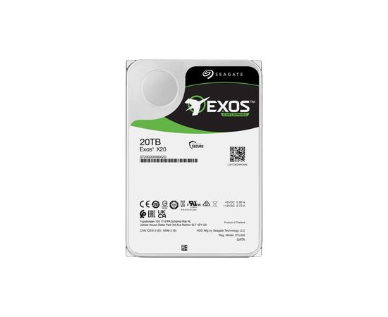 Жесткий диск 3.5" 20TB Seagate (ST20000NM001E), изображение 2 Жесткий диск 3.5" 20TB Seagate (ST20000NM001E), изображение 2