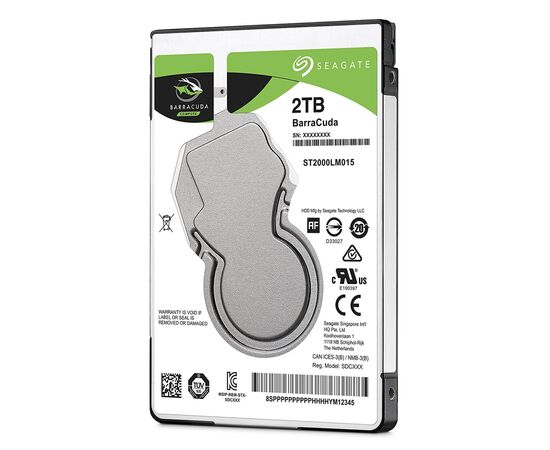 Жесткий диск для ноутбука 2.5" 2TB Seagate (ST2000LM015), изображение 2 Жесткий диск для ноутбука 2.5" 2TB Seagate (ST2000LM015), изображение 2
