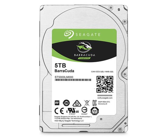 Жесткий диск для ноутбука 2.5" 5TB Seagate (ST5000LM000), изображение 2 Жесткий диск для ноутбука 2.5" 5TB Seagate (ST5000LM000), изображение 2