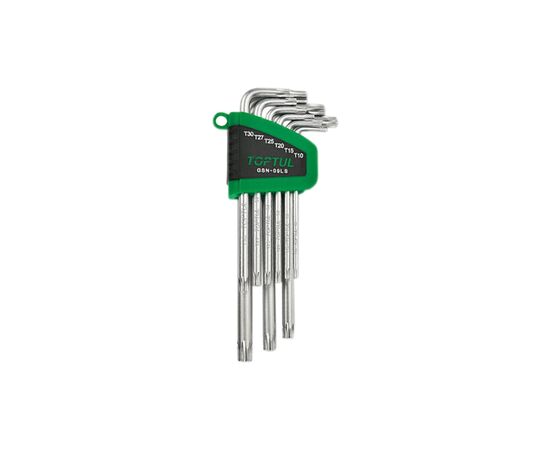 Ключ Toptul Г-образный TORX T10-T50 9шт. длинных (GSN-09LS)