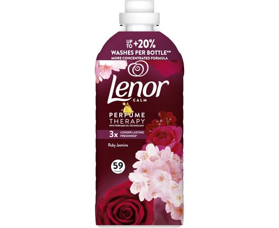 Кондиционер для белья Lenor Рубиновый жасмин 1.239 л (8700216724616), изображение 2 Кондиционер для белья Lenor Рубиновый жасмин 1.239 л (8700216724616), изображение 2