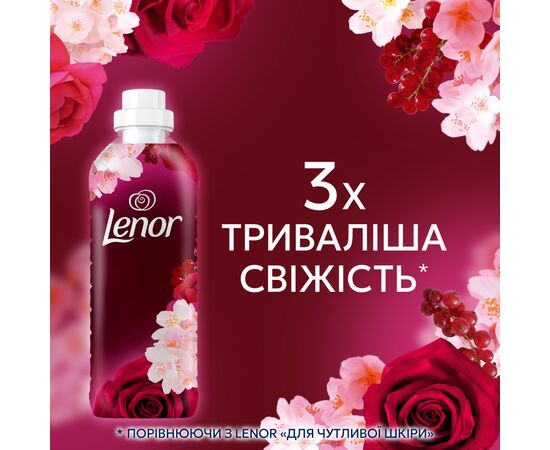 Кондиционер для белья Lenor Рубиновый жасмин 1.239 л (8700216724616), изображение 7 Кондиционер для белья Lenor Рубиновый жасмин 1.239 л (8700216724616), изображение 7