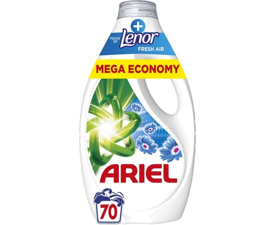 Гель для стирки Ariel Прикосновение свежего воздуха Lenor 3.15 л (8700216691901)