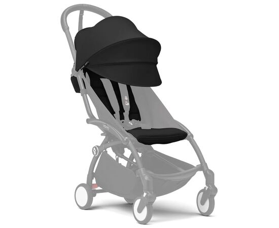 Набор текстиля для коляски Stokke YOYO 6+ чорний (Black) (646403), изображение 2 Набор текстиля для коляски Stokke YOYO 6+ чорний (Black) (646403), изображение 2