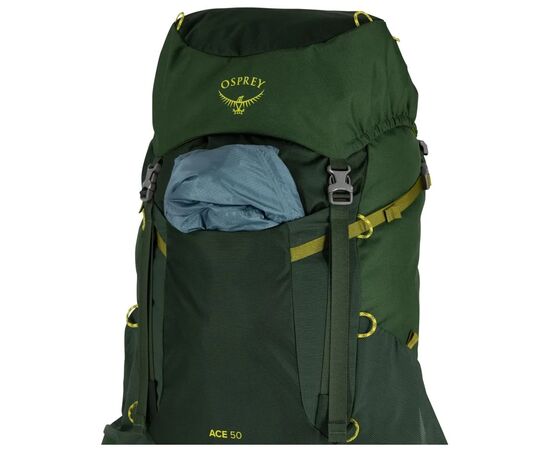 Рюкзак туристический Osprey Ace 50 green canopy - O/S - зелений (009.3886), изображение 5 Рюкзак туристический Osprey Ace 50 green canopy - O/S - зелений (009.3886), изображение 5