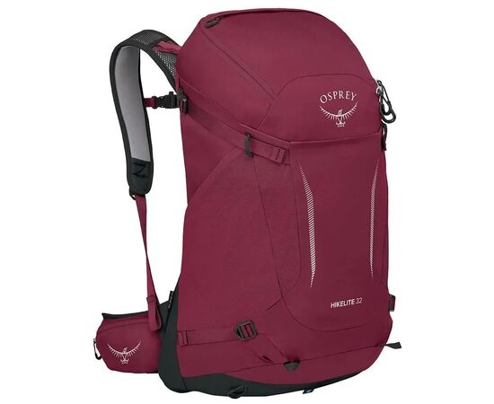 Рюкзак туристичний Osprey Hikelite 32 chameleon/black - M/L - бордовий (009.4014)