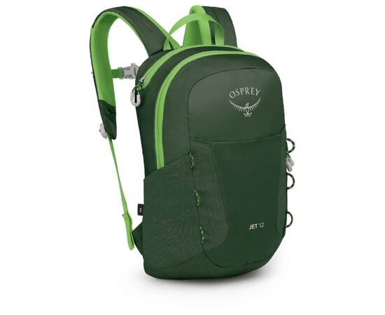 Рюкзак туристичний Osprey Jet 12 green canopy/limeline green - O/S - темно-зелений (009.3895)