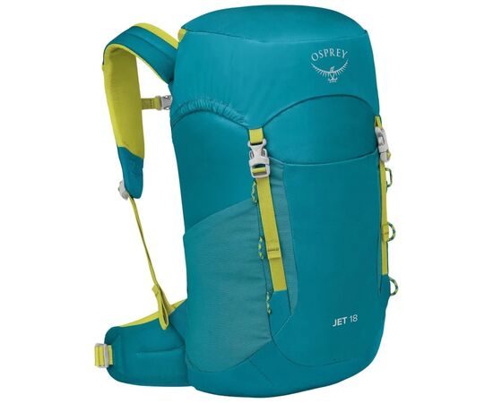 Рюкзак туристичний Osprey Jet 18 blue spikemoss/lemongrass - O/S - синій (009.3891)