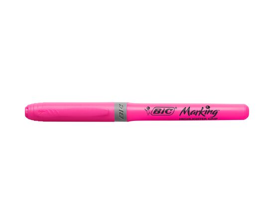 Маркер Bic текстовиділювач Grip, рожевий (bc811934)