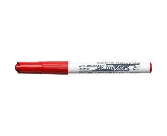 Маркер Bic для сухостираємих дошок Velleda, 1.6 мм, червоний (bc9581691)