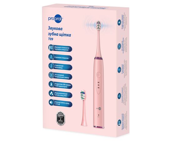 Электрическая зубная щетка Prooral T09.2, изображение 5 Электрическая зубная щетка Prooral T09.2, изображение 5