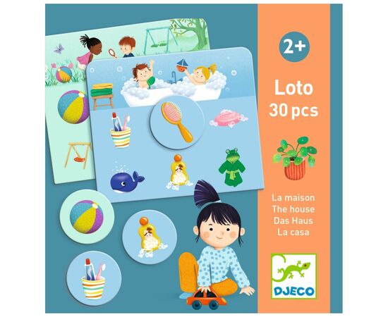 Настольная игра Djeco лото Дом (DJ08192), изображение 4 Настольная игра Djeco лото Дом (DJ08192), изображение 4