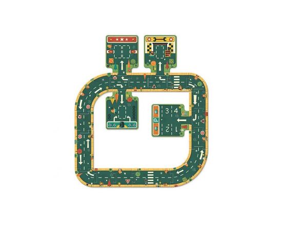 Пазл Djeco 21 гигант Автотрасса (DJ07162), изображение 3 Пазл Djeco 21 гигант Автотрасса (DJ07162), изображение 3