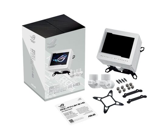 Водоблок ASUS Водоблок Asus ROG Ryujin III WB White Edition (90RC00V2-M0UAY0) (90RC00V2-M0UAY0), изображение 5
