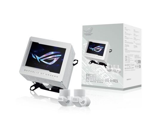 Водоблок ASUS Водоблок Asus ROG Ryujin III WB White Edition (90RC00V2-M0UAY0) (90RC00V2-M0UAY0), изображение 6