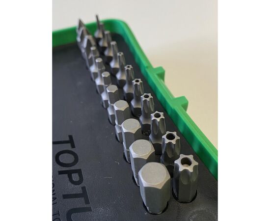 Набор инструментов Toptul и головок с трещоткой 1/4" 41шт. (12-гр.) (GADW4502), изображение 4 Набор инструментов Toptul и головок с трещоткой 1/4" 41шт. (12-гр.) (GADW4502), изображение 4