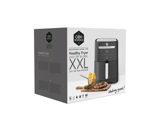 Мультипечь OBH NORDICA EasyFry&Grill XXL (AG8018S0), изображение 12 Мультипечь OBH NORDICA EasyFry&Grill XXL (AG8018S0), изображение 12