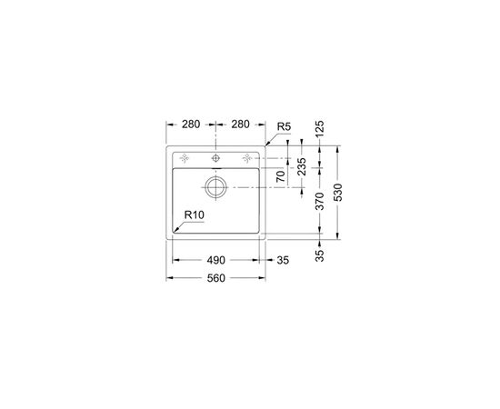 Мойка кухонная Franke 143.0691.532, изображение 2 Мойка кухонная Franke 143.0691.532, изображение 2