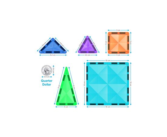 Конструктор Picasso магнитный Tiles Mini Diamond Series Set 60 деталей (817338022303), изображение 3 Конструктор Picasso магнитный Tiles Mini Diamond Series Set 60 деталей (817338022303), изображение 3