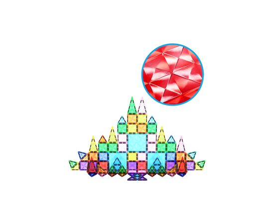 Конструктор Picasso магнитный Tiles Mini Diamond Series Set 100 деталей (817338022327), изображение 2 Конструктор Picasso магнитный Tiles Mini Diamond Series Set 100 деталей (817338022327), изображение 2