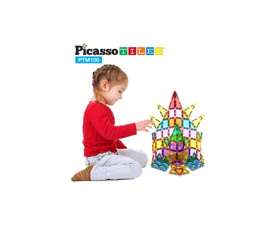 Конструктор Picasso магнитный Tiles Mini Diamond Series Set 100 деталей (817338022327), изображение 5 Конструктор Picasso магнитный Tiles Mini Diamond Series Set 100 деталей (817338022327), изображение 5
