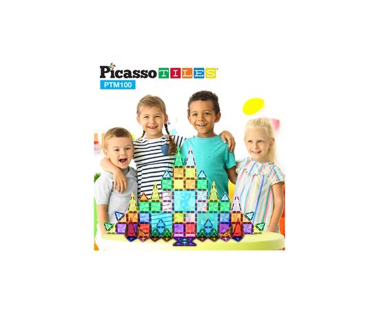 Конструктор Picasso магнитный Tiles Mini Diamond Series Set 100 деталей (817338022327), изображение 6 Конструктор Picasso магнитный Tiles Mini Diamond Series Set 100 деталей (817338022327), изображение 6