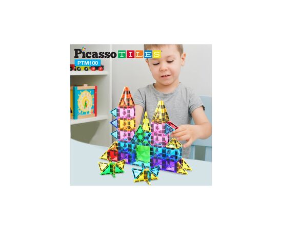 Конструктор Picasso магнитный Tiles Mini Diamond Series Set 100 деталей (817338022327), изображение 7 Конструктор Picasso магнитный Tiles Mini Diamond Series Set 100 деталей (817338022327), изображение 7