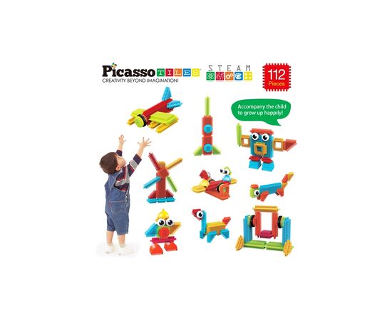 Конструктор Picasso Tiles Hedgehog Building Blocks Set 112 деталей (817338022631), изображение 2 Конструктор Picasso Tiles Hedgehog Building Blocks Set 112 деталей (817338022631), изображение 2