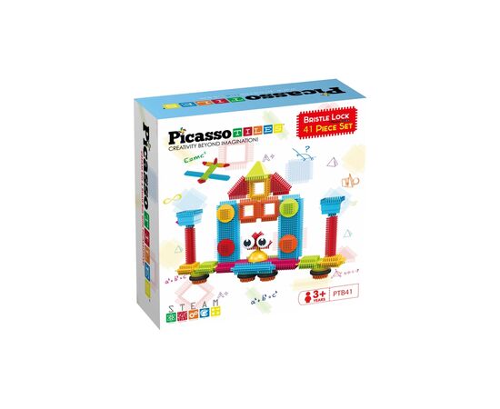 Конструктор Picasso Tiles Hedgehog Building Blocks Set 41 деталь (817338027384)