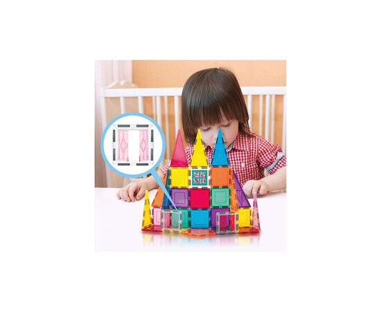 Конструктор Picasso магнитный Tiles Magnetic Building Blocks 36 деталей (817338027971), изображение 4 Конструктор Picasso магнитный Tiles Magnetic Building Blocks 36 деталей (817338027971), изображение 4