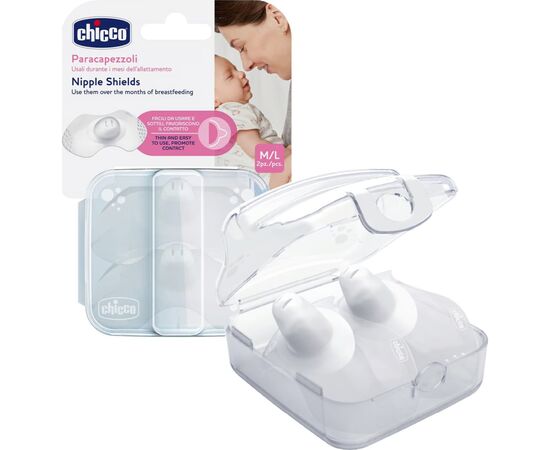 Защитная накладка на сосок Chicco розмір M-L (8058664070473) (09034.00)