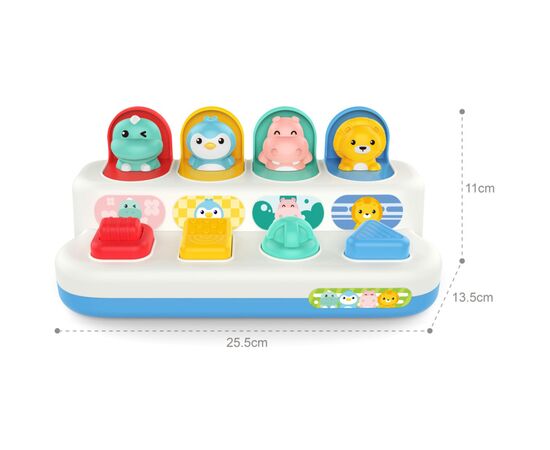 Развивающая игрушка Iggy Ziggy Pop-Up Animal (3858894670925), изображение 2 Развивающая игрушка Iggy Ziggy Pop-Up Animal (3858894670925), изображение 2