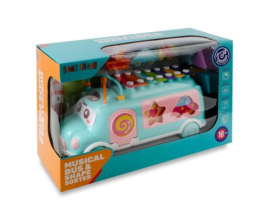 Развивающая игрушка Iggy Ziggy сортер MUSIC BUS (3858894670963), изображение 3 Развивающая игрушка Iggy Ziggy сортер MUSIC BUS (3858894670963), изображение 3