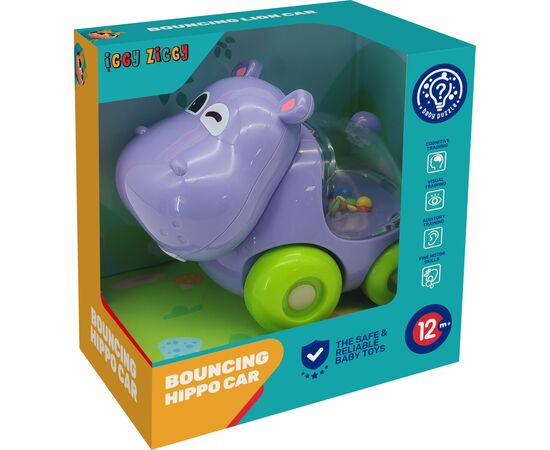 Развивающая игрушка Iggy Ziggy Машинка-бегемот (3858894675753), изображение 3 Развивающая игрушка Iggy Ziggy Машинка-бегемот (3858894675753), изображение 3