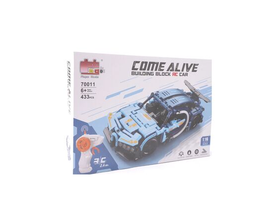 Конструктор Come Alive Машинка на радиоуправлении Building Block RC Car синяя 433 детали (3858894676118), изображение 2 Конструктор Come Alive Машинка на радиоуправлении Building Block RC Car синяя 433 детали (3858894676118), изображение 2