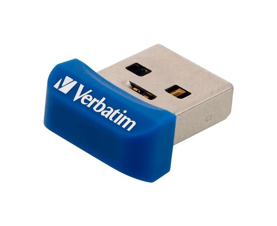 USB флеш накопитель Verbatim 32GB Store 'n' Stay NANO Blue USB 3.0 (98710), изображение 4 USB флеш накопитель Verbatim 32GB Store 'n' Stay NANO Blue USB 3.0 (98710), изображение 4