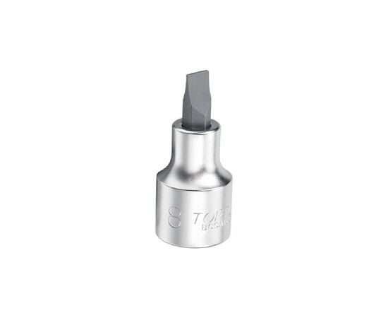 Головка торцевая Toptul шлицевая 1,2x8мм 48мм 3/8" (BCCA1208)