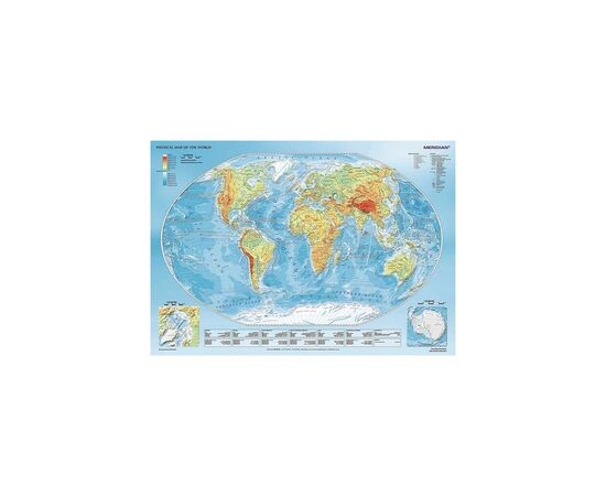 Пазл Trefl Физическая карта мира 1000 элементов (5900511104639), изображение 2 Пазл Trefl Физическая карта мира 1000 элементов (5900511104639), изображение 2