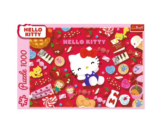 Пазл Trefl Hello Kitty Привет Китти 1000 элементов (5900511109207), изображение 2 Пазл Trefl Hello Kitty Привет Китти 1000 элементов (5900511109207), изображение 2