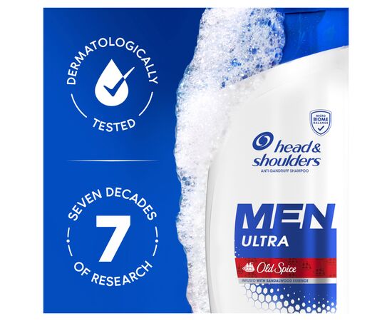Шампунь Head & Shoulders Men Ultra Против перхоти С ароматом Old Spice 800 мл (8700216658317), изображение 8 Шампунь Head & Shoulders Men Ultra Против перхоти С ароматом Old Spice 800 мл (8700216658317), изображение 8