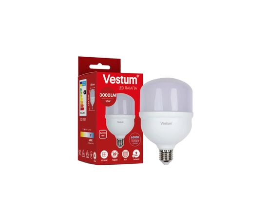 Лампочка Vestum LED T100 30W 6500K 220V E27 (1-VS-1608)