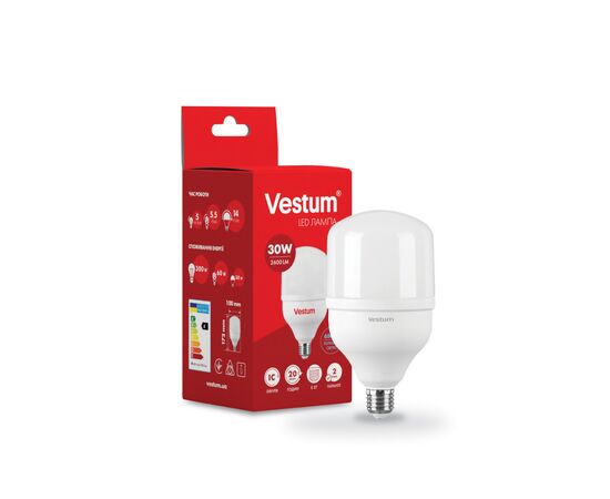 Лампочка Vestum LED T115 30W 6500K 220V E27 (1-VS-1602)