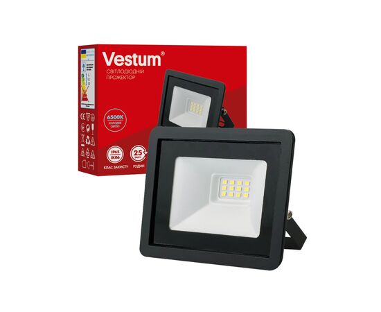 Прожектор Vestum LED 10W 6500K 180-260V IP65 (1-VS-3013)