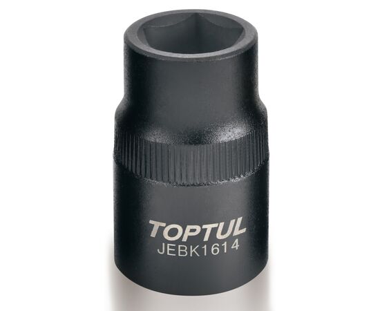 Головка торцевая Toptul 1/2" пятигранная 14мм (для тормозных систем Bendix) (JEBK1614)