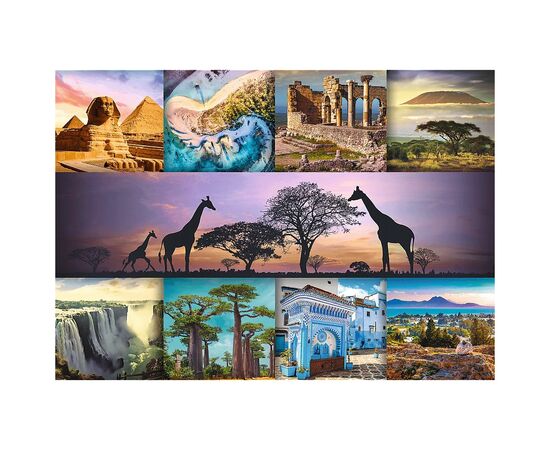 Пазл Trefl Колаж - Африка 1000 элементов (5900511107920), изображение 3 Пазл Trefl Колаж - Африка 1000 элементов (5900511107920), изображение 3