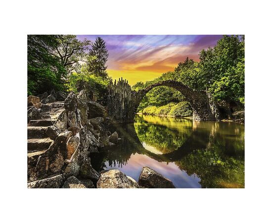 Пазл Trefl Premium Мост Ракоца в Кромлау, Германия 1000 элементов (5900511108118), изображение 3 Пазл Trefl Premium Мост Ракоца в Кромлау, Германия 1000 элементов (5900511108118), изображение 3